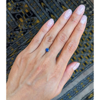 0.55 Ct. Blue Sapphire from Ceylon (Sri Lanka) Life Style