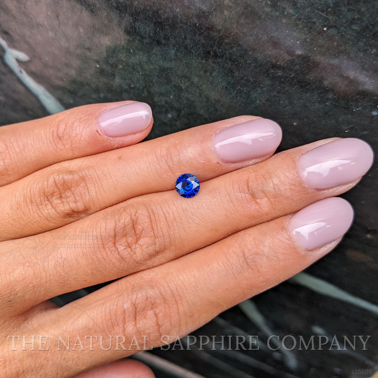 0.77 Ct. Blue Sapphire from Ceylon (Sri Lanka)