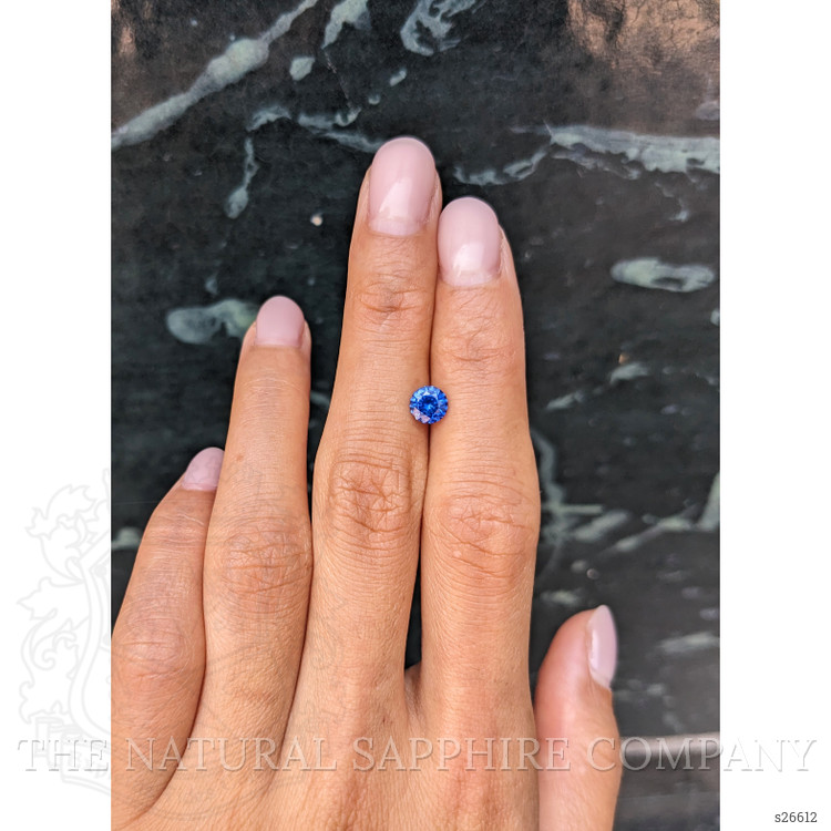 0.91 Ct. Blue Sapphire from Ceylon (Sri Lanka)