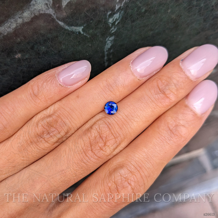 0.55 Ct. Blue Sapphire from Ceylon (Sri Lanka)