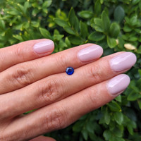 0.55 Ct. Blue Sapphire from Ceylon (Sri Lanka) Life Style