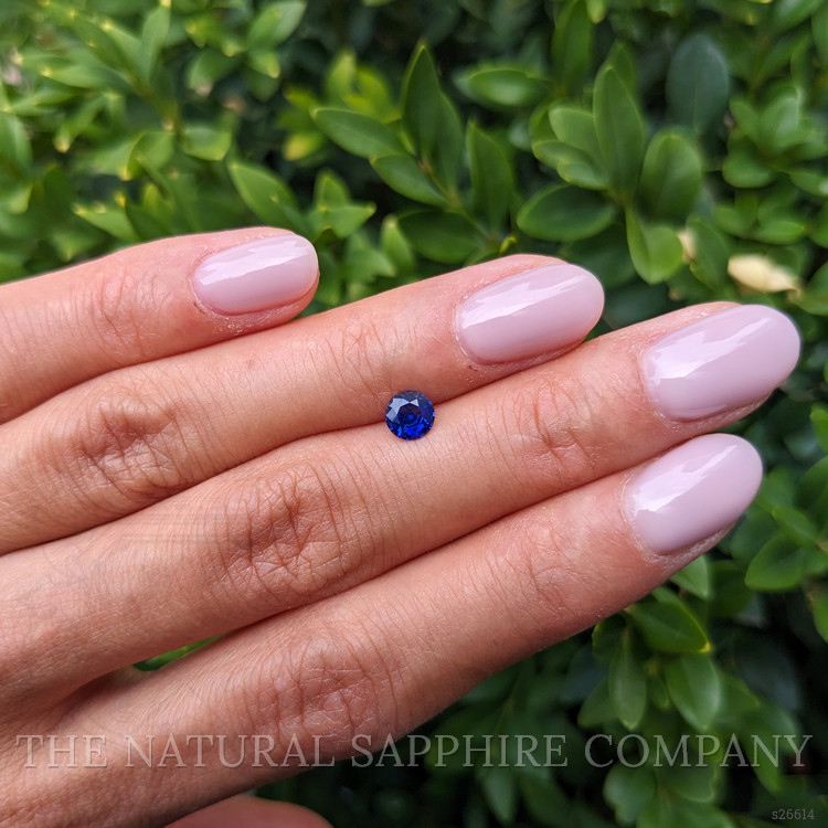 0.55 Ct. Blue Sapphire from Ceylon (Sri Lanka)