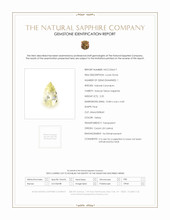 2.20 Ct. Yellow Sapphire from Ceylon (Sri Lanka) Scan Report