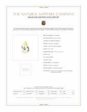 0.90 Ct. Yellow Sapphire from Ceylon (Sri Lanka) Scan Report