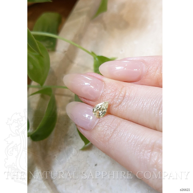 0.90 Ct. Yellow Sapphire from Ceylon (Sri Lanka)