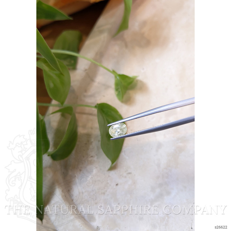 0.82 Ct. Yellow Sapphire from Ceylon (Sri Lanka)