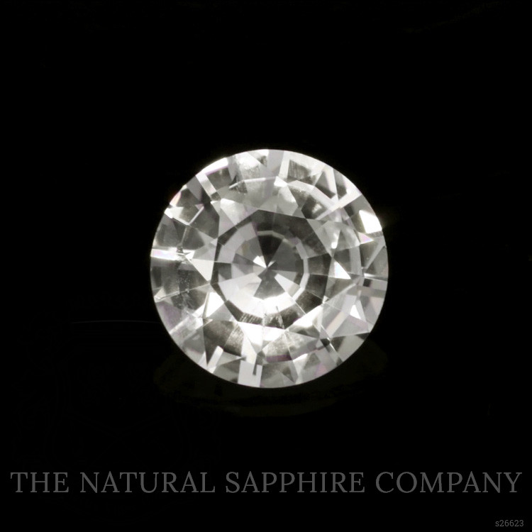 0.75 Ct. White Sapphire from Ceylon (Sri Lanka)