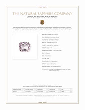0.70 Ct. Pink Sapphire from Ceylon (Sri Lanka) Scan Report