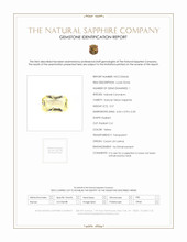 0.57 Ct. Yellow Sapphire from Ceylon (Sri Lanka) Scan Report