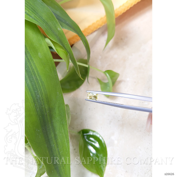 0.57 Ct. Yellow Sapphire from Ceylon (Sri Lanka)