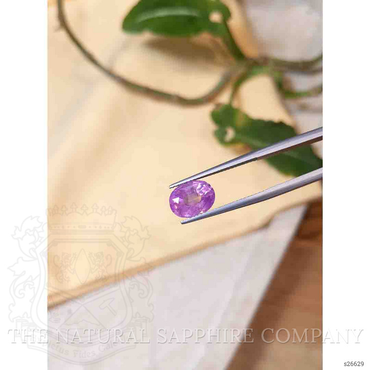 3.82 Ct. Pinkish Purple Sapphire from Ceylon (Sri Lanka)