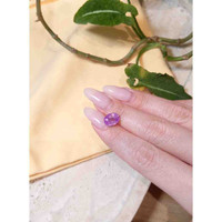 3.82 Ct. Pinkish Purple Sapphire from Ceylon (Sri Lanka) Life Style