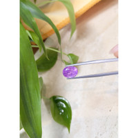 4.10 Ct. Pinkish Purple Sapphire from Ceylon (Sri Lanka) Life Style