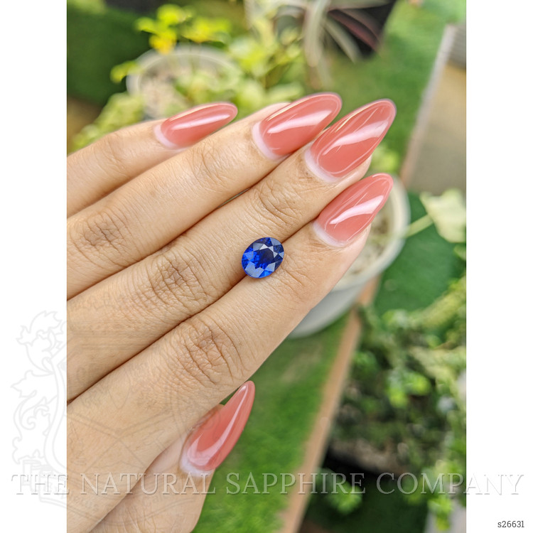 3.05 Ct. Blue Sapphire from Ceylon (Sri Lanka)