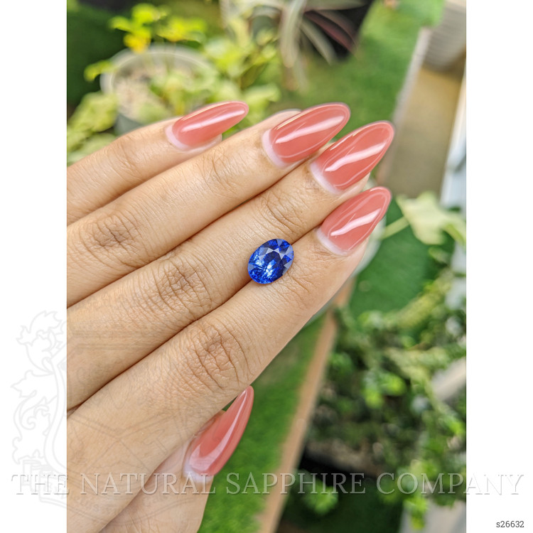 3.37 Ct. Blue Sapphire from Ceylon (Sri Lanka)