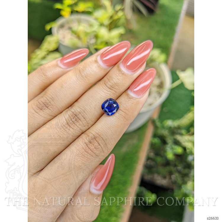 3.09 Ct. Blue Sapphire from Ceylon (Sri Lanka)