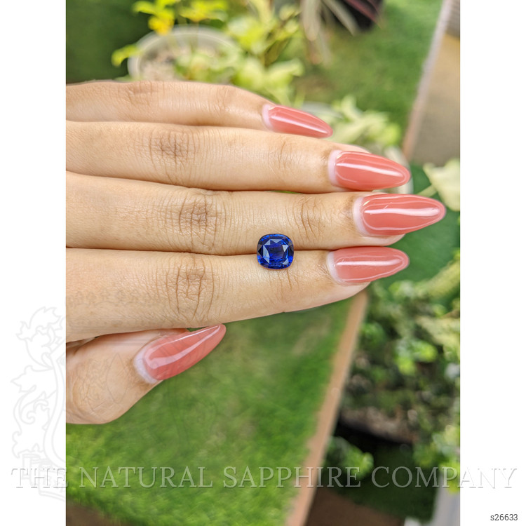 3.09 Ct. Blue Sapphire from Ceylon (Sri Lanka)