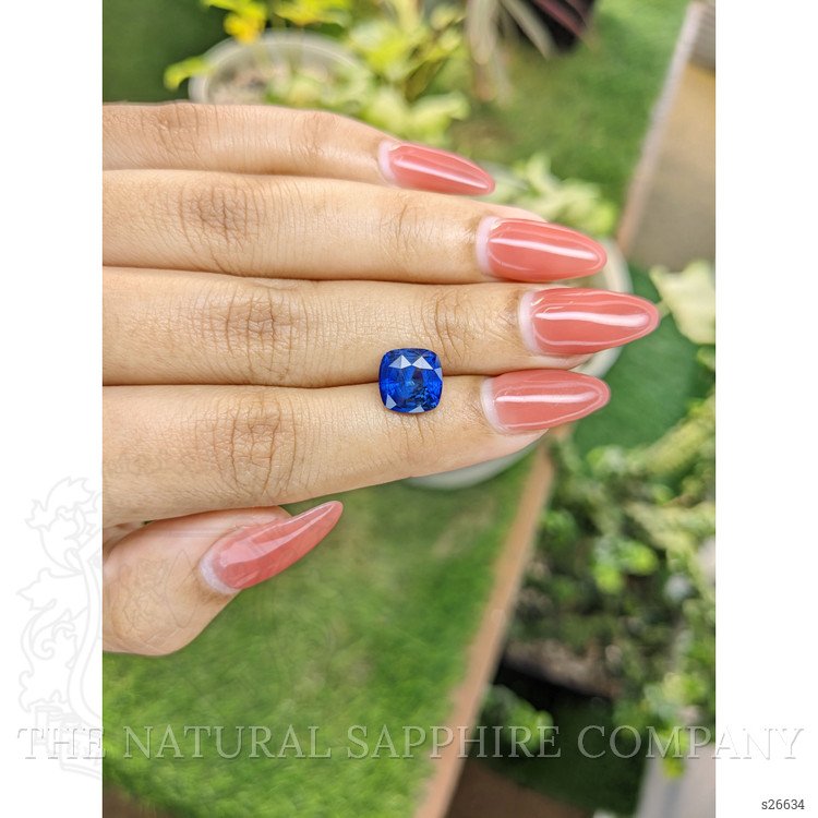 3.70 Ct. Blue Sapphire from Ceylon (Sri Lanka)