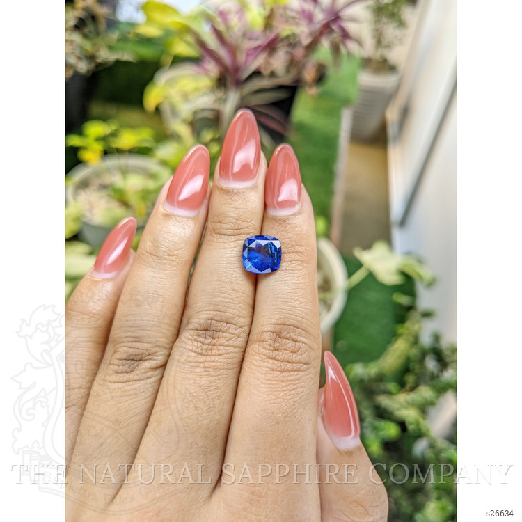 3.70 Ct. Blue Sapphire from Ceylon (Sri Lanka)
