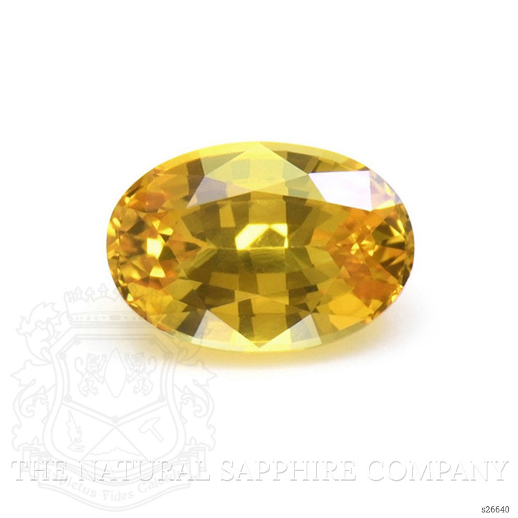 1.18 Ct. Yellowish Orange Sapphire from Ceylon (Sri Lanka)