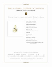 1.46 Ct. Yellow Sapphire from Ceylon (Sri Lanka) Scan Report