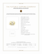 0.70 Ct. Yellow Sapphire from Ceylon (Sri Lanka) Scan Report