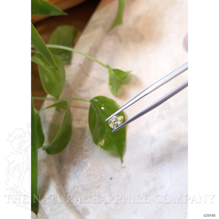 0.75 Ct. Yellow Sapphire from Ceylon (Sri Lanka)