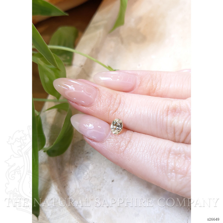 0.76 Ct. Yellow Sapphire from Ceylon (Sri Lanka)