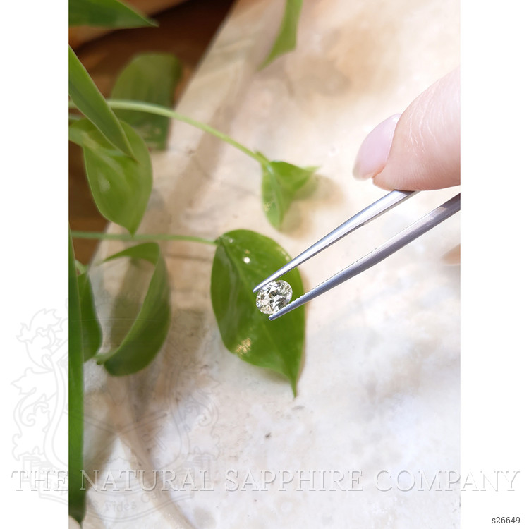 0.76 Ct. Yellow Sapphire from Ceylon (Sri Lanka)