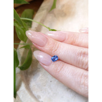 0.49 Ct. Blue Sapphire from Ceylon (Sri Lanka) Life Style