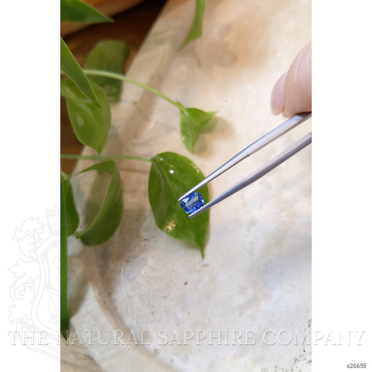 0.49 Ct. Blue Sapphire from Ceylon (Sri Lanka)