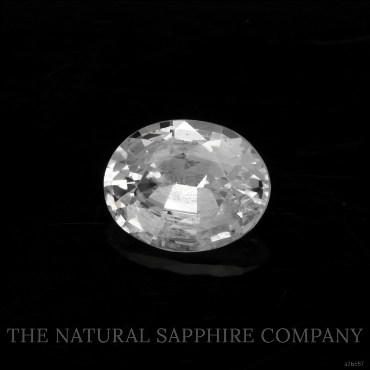 0.65 Ct. White Sapphire from Ceylon (Sri Lanka)