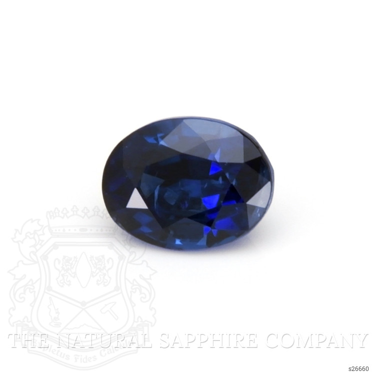 0.58 Ct. Blue Sapphire from Ceylon (Sri Lanka)