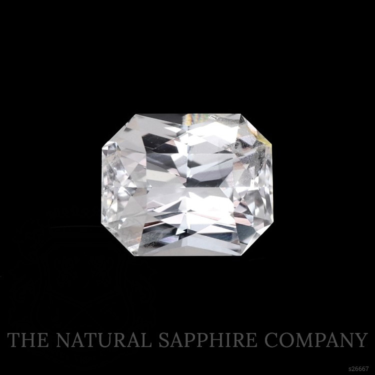 1.25 Ct. White Sapphire from Ceylon (Sri Lanka)