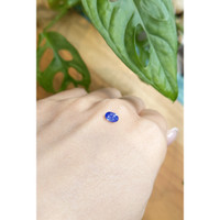 0.72 Ct. Blue Sapphire from Ceylon (Sri Lanka) Life Style