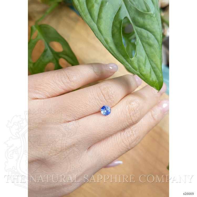 0.80 Ct. Bi Color Sapphire from Ceylon (Sri Lanka)