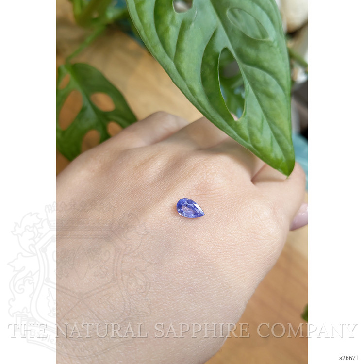 1.05 Ct. Blue Sapphire from Ceylon (Sri Lanka)