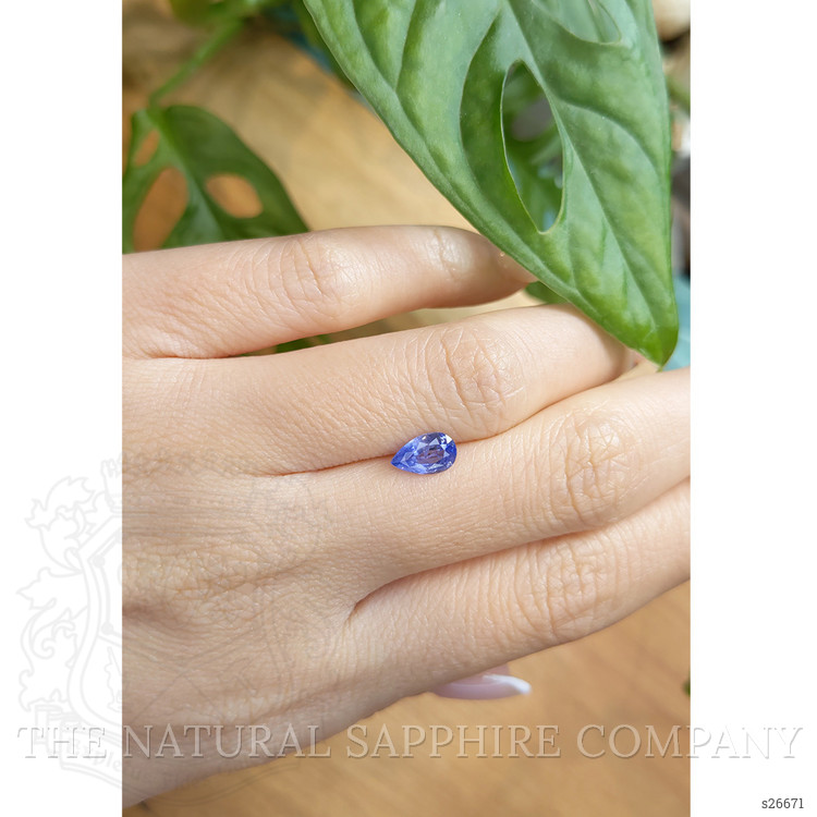 1.05 Ct. Blue Sapphire from Ceylon (Sri Lanka)