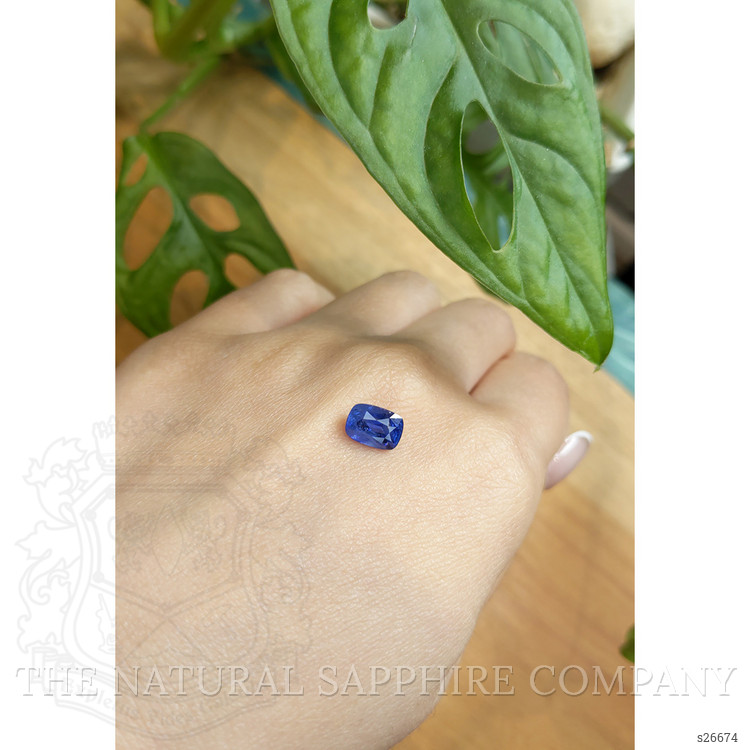 2.30 Ct. Blue Sapphire from Ceylon (Sri Lanka)