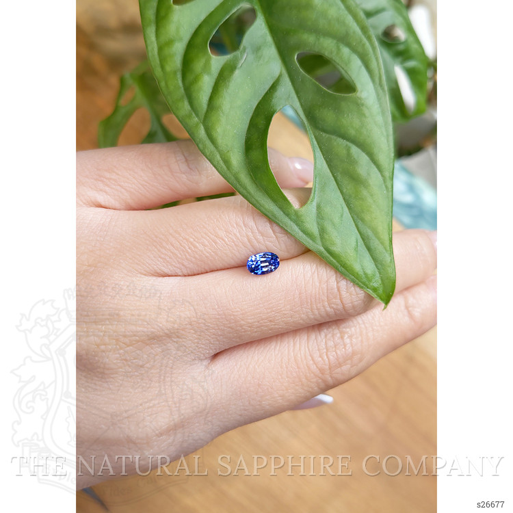1.00 Ct. Blue Sapphire from Ceylon (Sri Lanka)