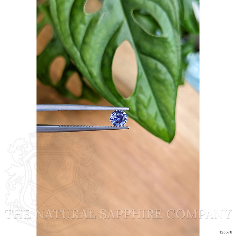 0.59 Ct. Blue Sapphire from Ceylon (Sri Lanka)