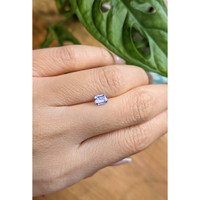 0.69 Ct. Purplish Blue Sapphire from Ceylon (Sri Lanka) Life Style