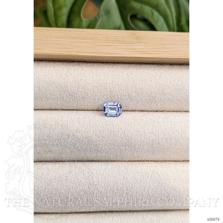 0.69 Ct. Purplish Blue Sapphire from Ceylon (Sri Lanka)