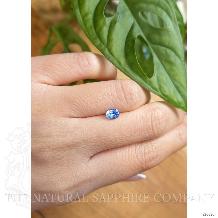 0.70 Ct. Blue Sapphire from Ceylon (Sri Lanka)