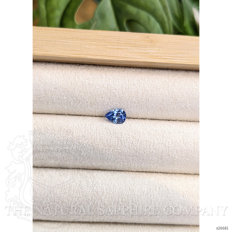 0.55 Ct. Blue Sapphire from Ceylon (Sri Lanka)