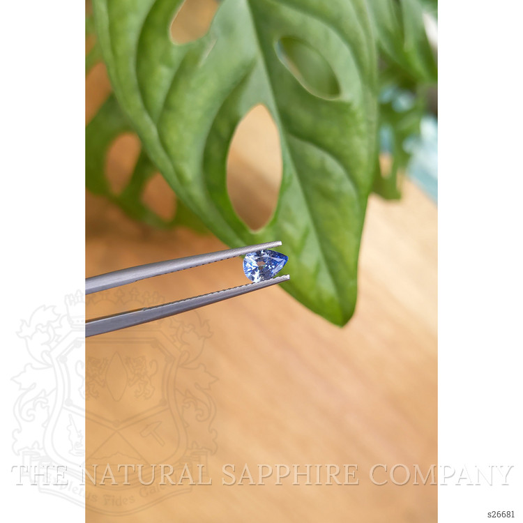 0.55 Ct. Blue Sapphire from Ceylon (Sri Lanka)