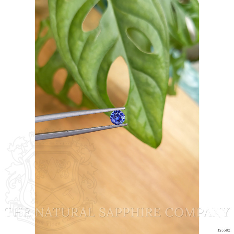 0.55 Ct. Blue Sapphire from Ceylon (Sri Lanka)