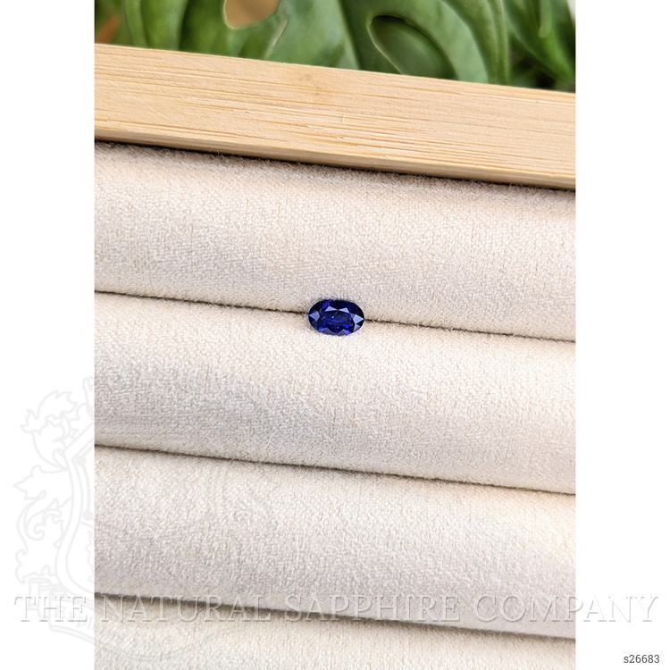 0.40 Ct. Blue Sapphire from Ceylon (Sri Lanka)