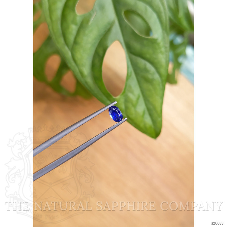 0.40 Ct. Blue Sapphire from Ceylon (Sri Lanka)