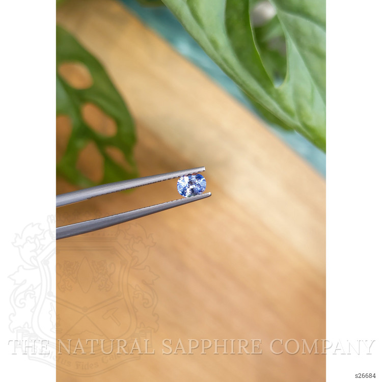 0.45 Ct. Blue Sapphire from Ceylon (Sri Lanka)